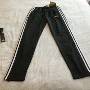 adidas pants track zipped bottoms pockets jogger M Medium